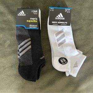 Men’s Adidas Superlite Socks (6 prs) NWT